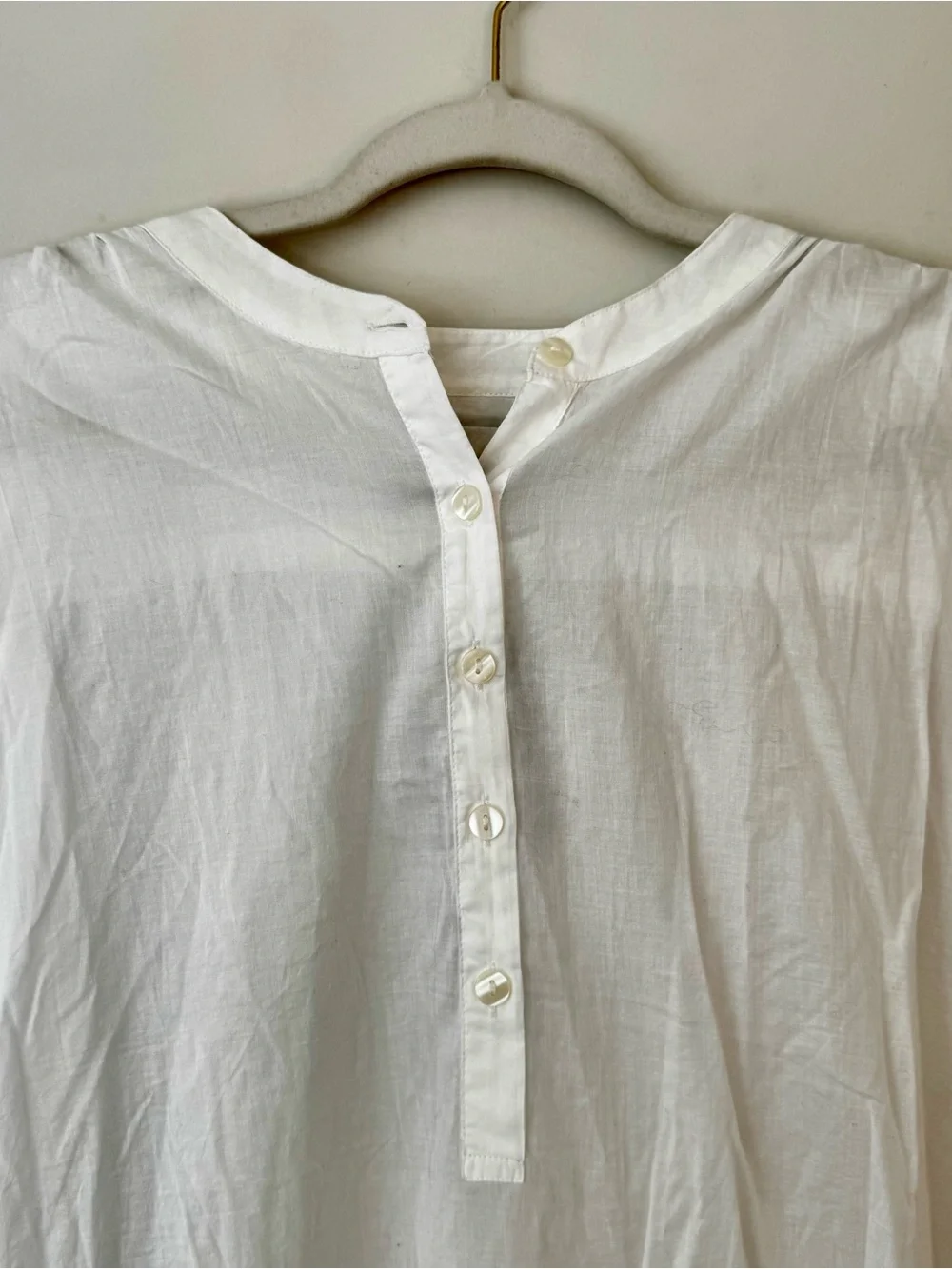NWT J. Crew Swingy Swim Cover Up Dress, Semi Sheer White – Size Medium